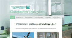 Desktop Screenshot of glaszentrum-schweikert.de