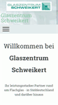 Mobile Screenshot of glaszentrum-schweikert.de